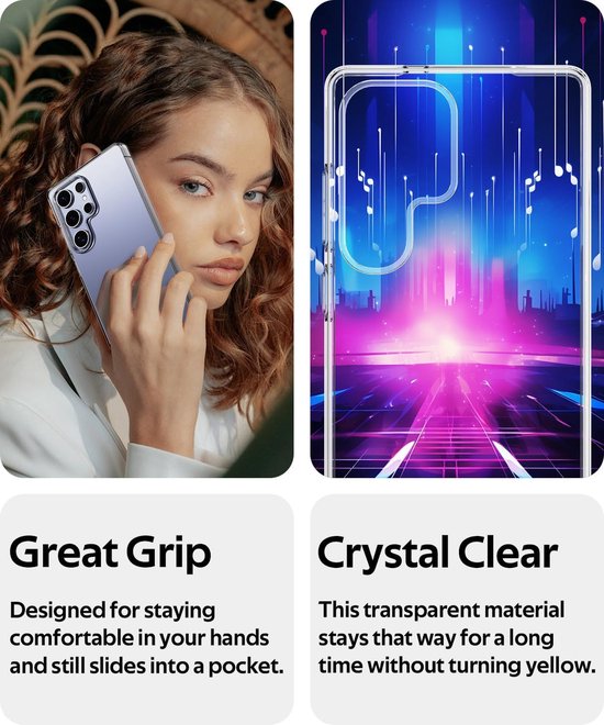 Samsung Galaxy S25 Ultra Hoesjes – Siliconen Backcover – Transparant – Inclusief 3x Screenprotector – Anti-kras Gehard Glas-Ilumina Benelux