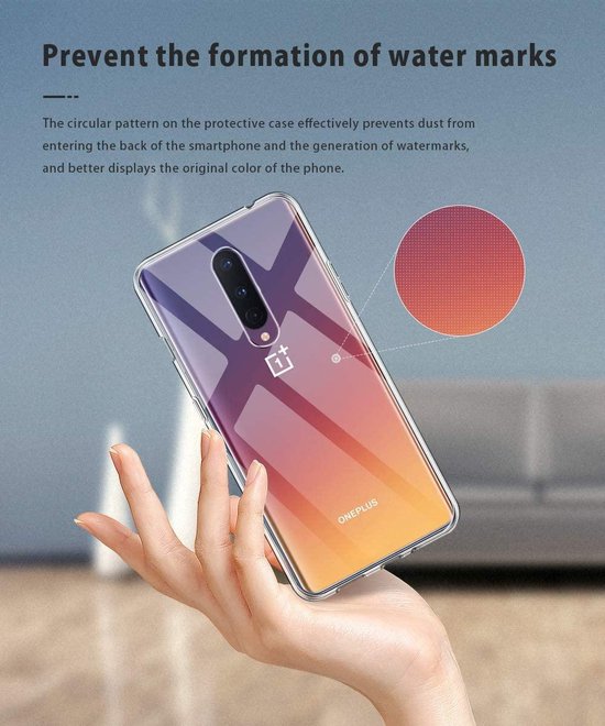 OnePlus 8 Hoesjes – Siliconen Backcover – Transparant – Soft Silicone – Schokbestendig-Ilumina Benelux