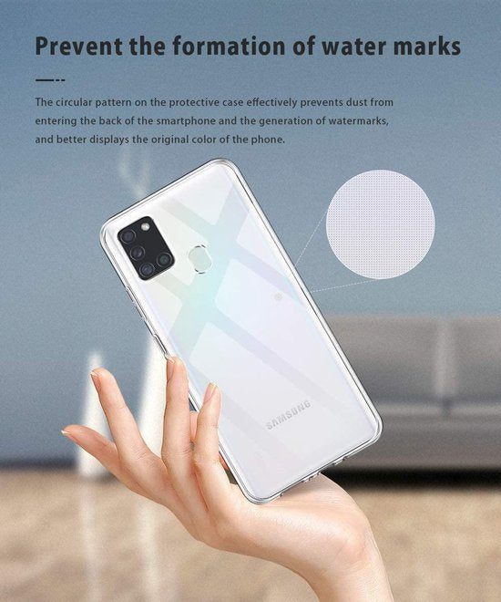Samsung Galaxy A21S Hoesjes – Siliconen Backcover – Soft Touch – Transparant-Ilumina Benelux