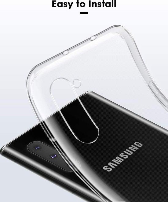Samsung Galaxy Note 10 Hoesjes – Siliconen Backcover – Flexibel – Transparant-Ilumina Benelux