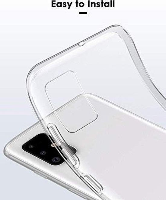 Samsung Galaxy A51 Hoesjes – Transparante Siliconen Backcover – Flexibel – Soft TPU-Ilumina Benelux