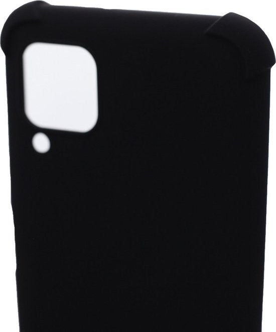 Huawei P40 Lite Hoesjes – Siliconen Backcover – Schokbestendig Anti Shock – Zwart-Ilumina Benelux