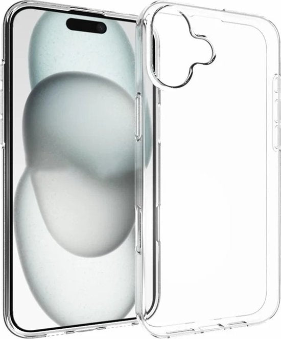 iPhone 16 Hoesjes – Soft Silicone Backcover – Transparant-Ilumina Benelux