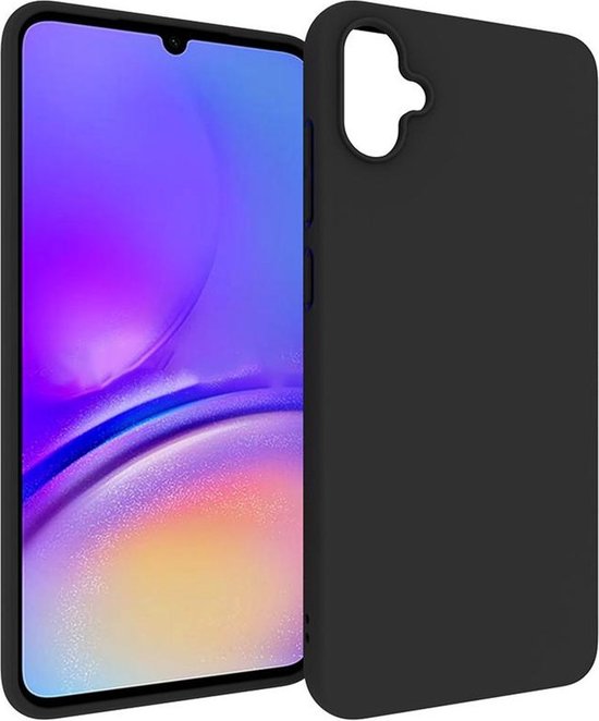 Flexibele achterkant Silicone hoesje Zwart Geschikt voor: Samsung Galaxy A05