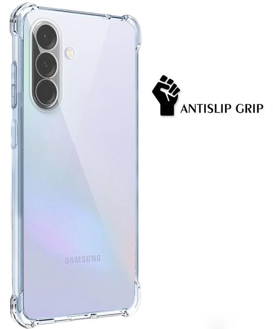 Samsung Galaxy A56 Hoesjes – Siliconen Backcover – Schokbestendig – Transparant-Ilumina Benelux