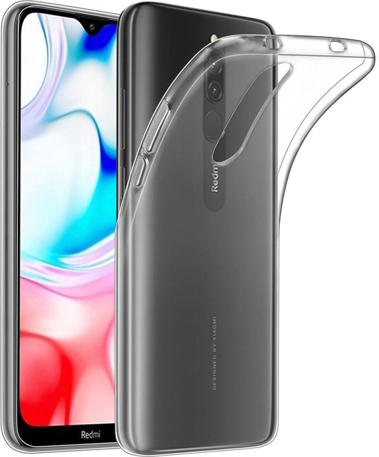 Xiaomi Redmi 8 Hoesjes – Transparante Siliconen Backcover – Flexibel – Schokbestendig-Ilumina Benelux
