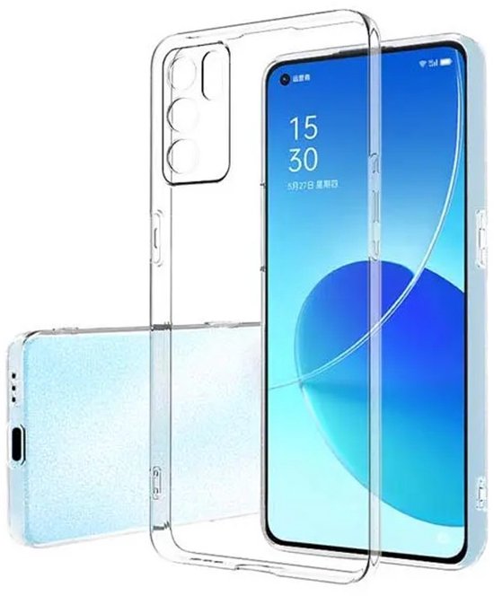 Oppo Reno 6 4G Hoesjes – Siliconen Backcover – Flexibel – Transparant-Ilumina Benelux