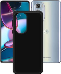 Motorola Edge 30 Pro Hoesjes – Soft TPU Siliconen Backcover – Schokbestendig – Zwart