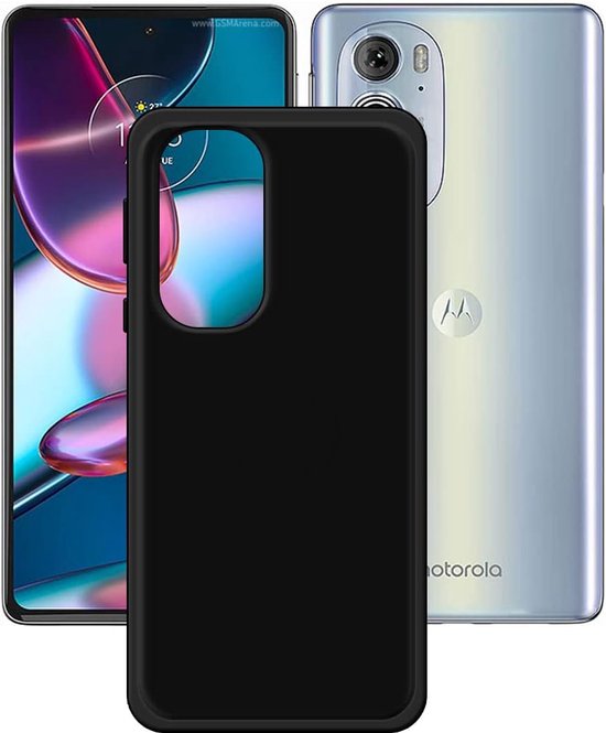 Motorola Edge 30 Hoesjes – Soft TPU Siliconen Backcover – Schokbestendig – Zwart-Ilumina Benelux