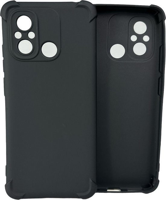 Xiaomi Redmi 12C Hoesjes – Soft TPU Siliconen Backcover – Schokbestendig – Zwart-Ilumina Benelux