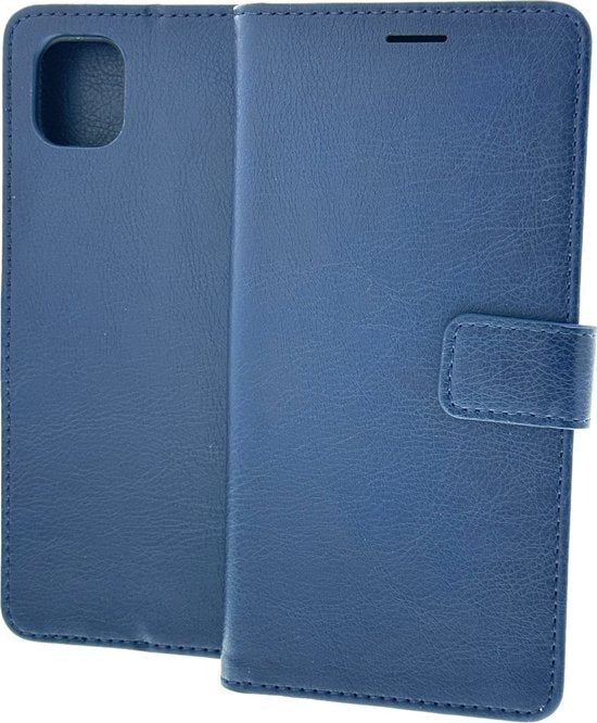 Samsung Galaxy A04 Hoesjes – Portemonnee Bookcase – Pasjeshouder – Magneetsluiting – Blauw