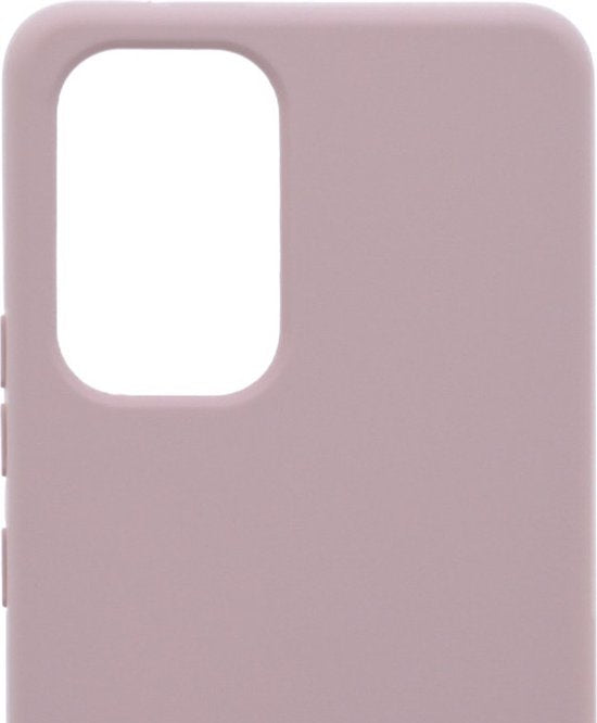 Samsung Galaxy A33 5G Hoesjes – Siliconen Backcover met Ketting – TPU – Beige-Ilumina Benelux