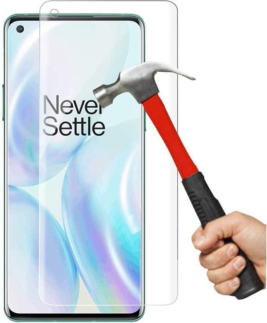 OnePlus 8 Hoesjes – Transparante Siliconen Backcover – Inclusief 2x Screenprotector – Schokbestendig-Ilumina Benelux