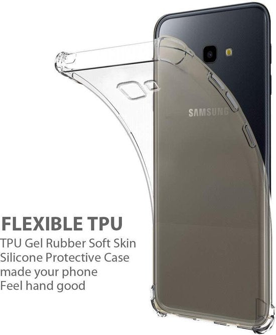 Samsung Galaxy J6 Hoesjes – Transparante Backcover – Schokbestendig – Anti-Kras-Ilumina Benelux