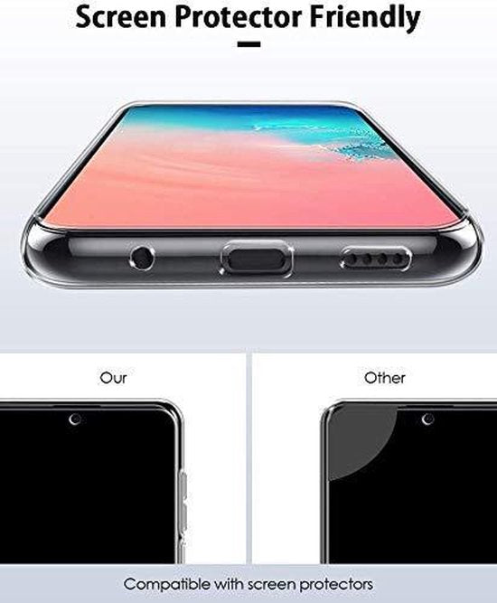 Flexibele achterkant Silicone hoesje Transparant Geschikt voor: Samsung Galaxy S10E