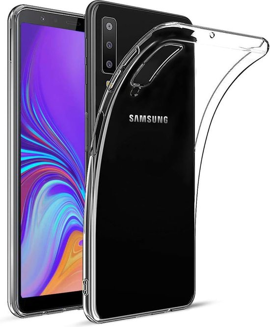 Samsung Galaxy A7 2018 Hoesjes – Siliconen Backcover – Flexibel – Transparant-Ilumina Benelux
