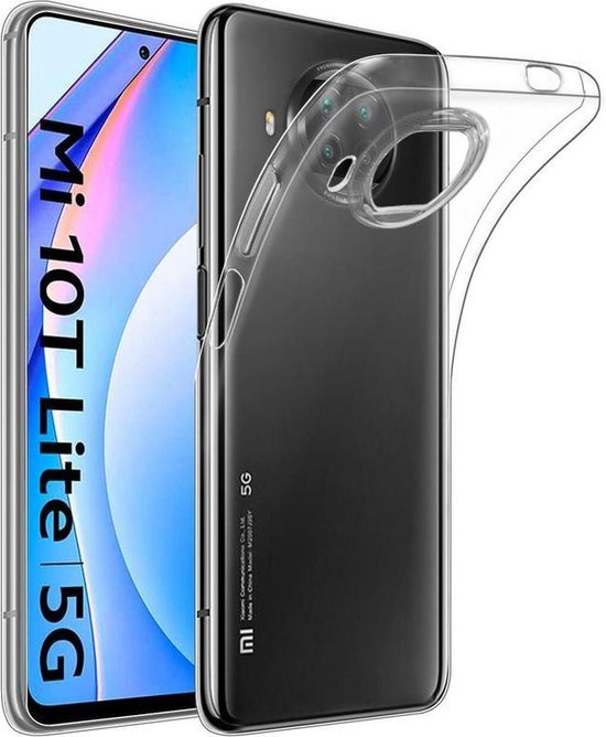 Xiaomi Mi 10T Lite 5G Hoesjes – Siliconen Backcover – Transparant – Flexibel – Schokabsorberend-Ilumina Benelux