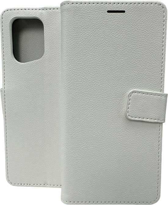 Oppo Find X5 Pro Hoesjes – Portemonnee Book Case – Pasjeshouder – Magneetsluiting – Wit-Ilumina Benelux