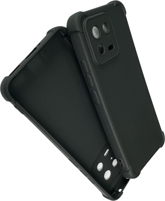 Xiaomi 13 Hoesjes – Soft TPU Siliconen Backcover – Schokbestendig – Zwart-Ilumina Benelux
