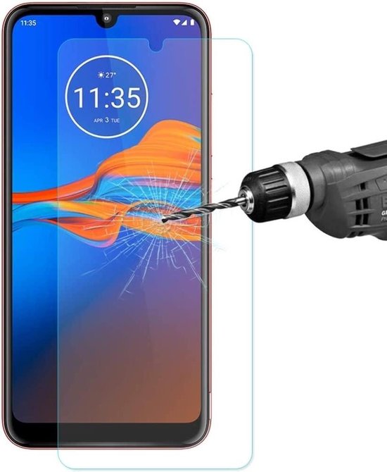 Screenprotector - Geschikt voor Motorola Moto E6S & Moto E6i - 9H Glas (1-Pack)