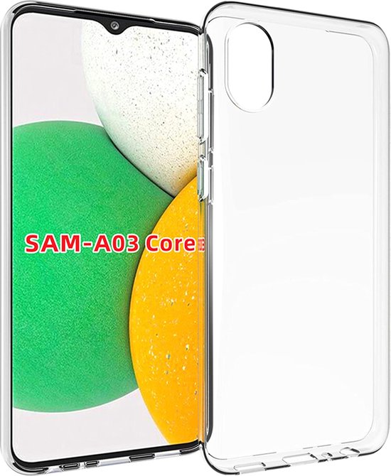 Samsung Galaxy A03 Core Hoesjes – Siliconen Backcover – Transparant – Schokbestendig – Soft TPU-Ilumina Benelux