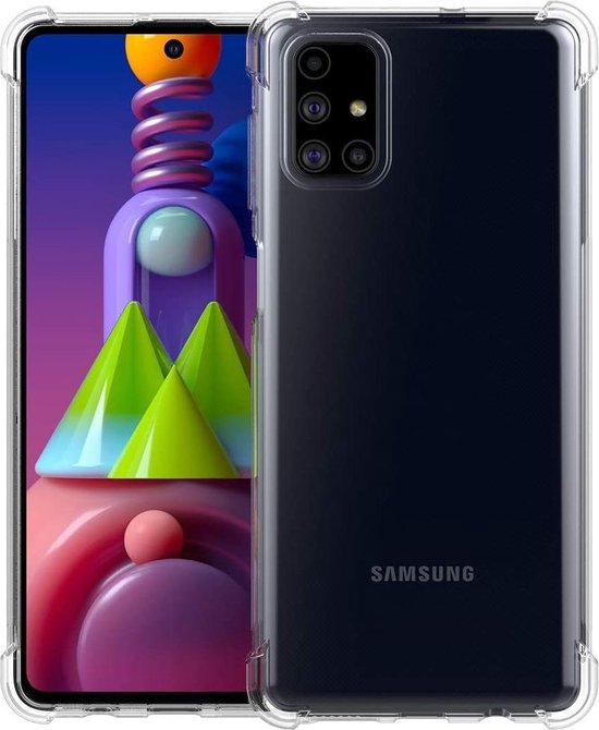 Samsung Galaxy M51 Hoesjes – Siliconen Backcover – Schokbestendig – Flexibel – Transparant-Ilumina Benelux