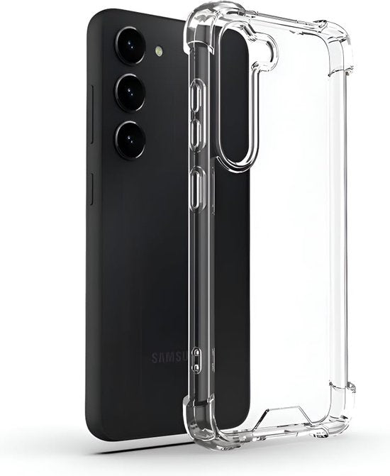 Samsung Galaxy S23 Hoesjes – Crystal Clear Backcover – Schokbestendig – Transparant-Ilumina Benelux