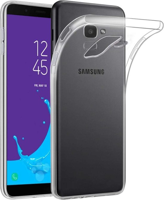 Samsung Galaxy J6 Plus 2018 Hoesjes – Siliconen Backcover – Soft Touch – Transparant-Ilumina Benelux