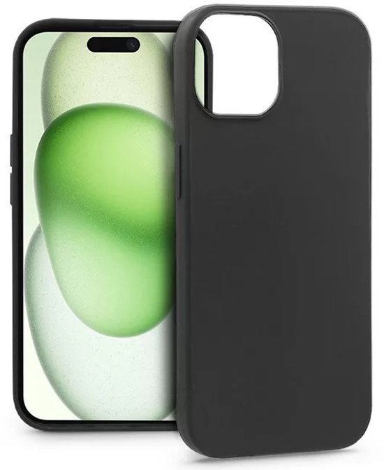 iPhone 16 Pro Max Hoesjes – Siliconen Backcover – 2x Screenprotector Gehard Glas – Anti Kras – Zwart-Ilumina Benelux