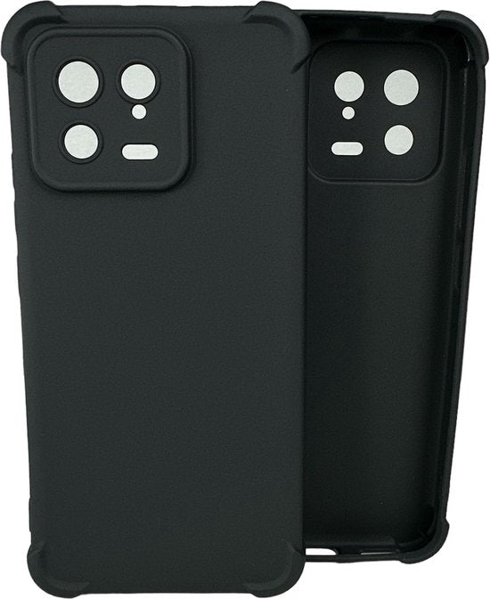 Xiaomi 13 Hoesjes – Soft TPU Siliconen Backcover – Schokbestendig – Zwart-Ilumina Benelux