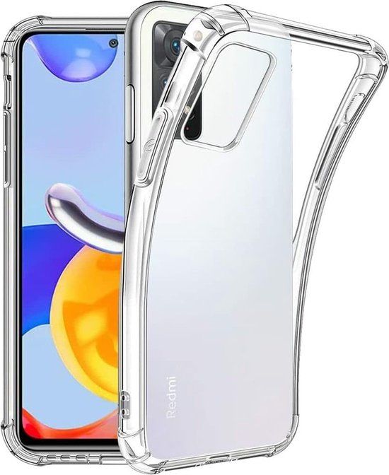 Xiaomi Redmi 10 2020 Hoesjes – Xiaomi Redmi Note 11/11S – Siliconen TPU Backcover – Schokbestendig – Transparant-Ilumina Benelux
