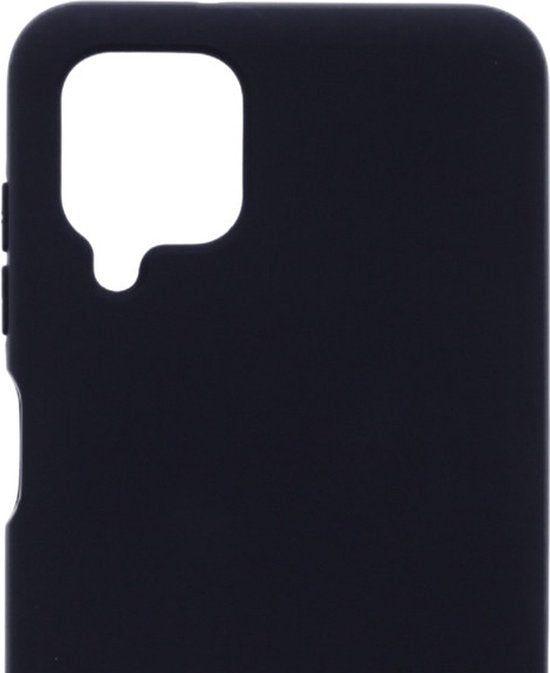 Samsung Galaxy A12 Hoesjes – Siliconen Backcover met Ketting – TPU – Schokbestendig – Zwart-Ilumina Benelux