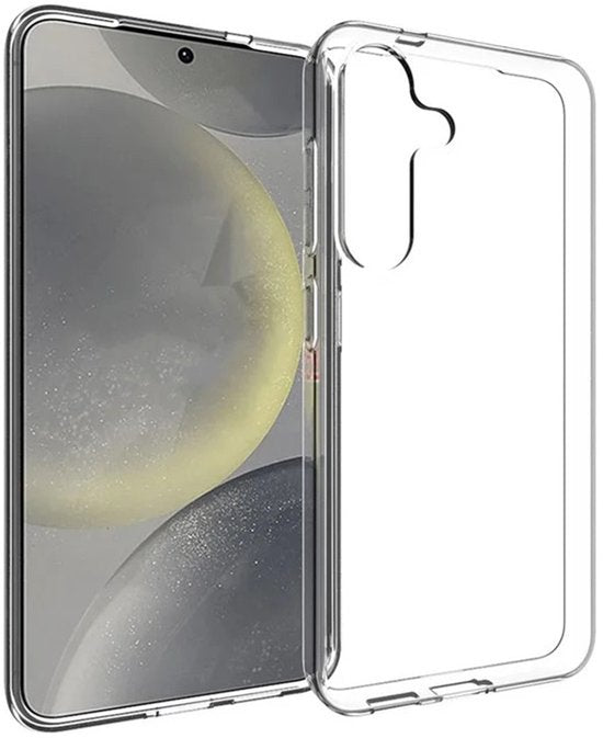 Flexibele achterkant Silicone hoesje Transparant Geschikt voor: Samsung Galaxy S25