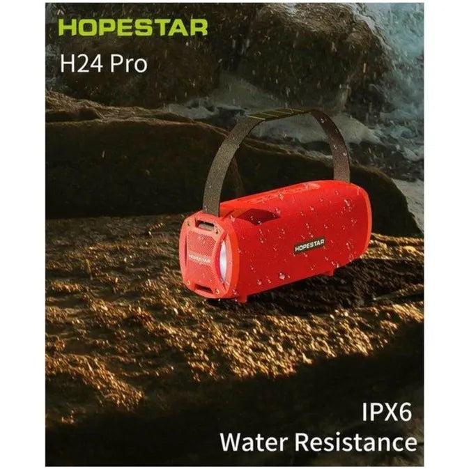 Hopestar H24 Pro Draadloze Bluetooth Speaker – Waterbestendige Portable Speaker – Rood-Ilumina Benelux