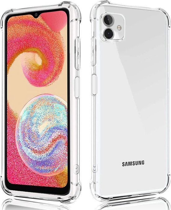 Samsung Galaxy A04E Hoesjes – Siliconen Backcover – Schokbestendig – Flexibel – Transparant-Ilumina Benelux