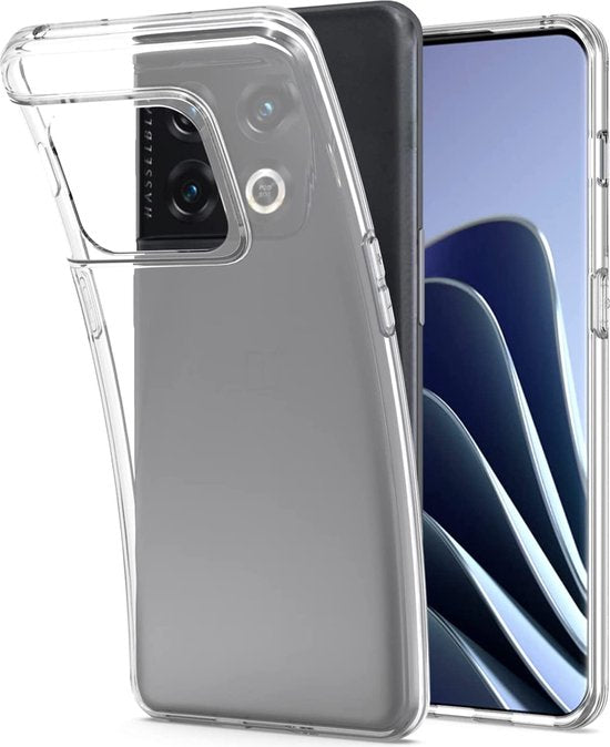 OnePlus 10 Pro Hoesjes – Siliconen Backcover – Transparant – Inclusief 2x Screenprotector – Anti-kras-Ilumina Benelux