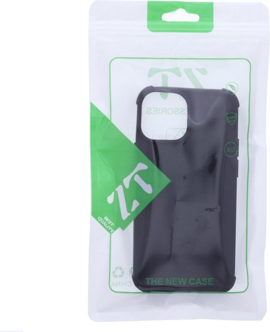 Samsung Galaxy A22 5G Hoesjes – Siliconen Backcover – Schokbestendig – Anti Shock – Zwart-Ilumina Benelux