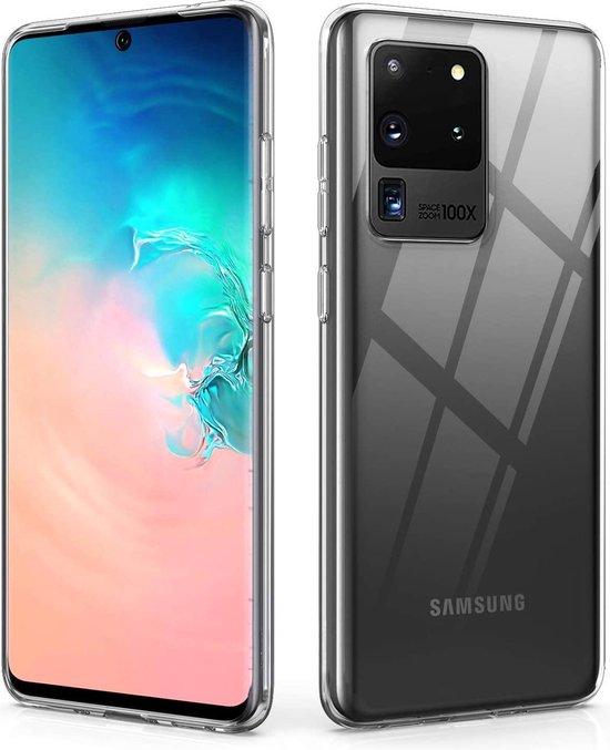 Samsung Galaxy S20 Ultra Hoesjes – Siliconen Backcover – Flexibel – Transparant – Soft Silicone-Ilumina Benelux
