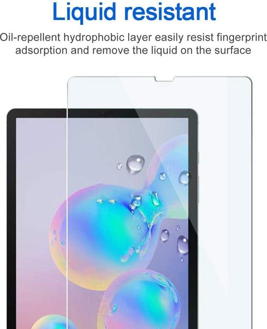 Screenprotector – Geschikt voor Samsung Galaxy Tab S6 – Gehard Glas – 0,3mm – HD Helder – 2-Pack Tempered Glas-tabletscreenprotectors-Ilumina Benelux