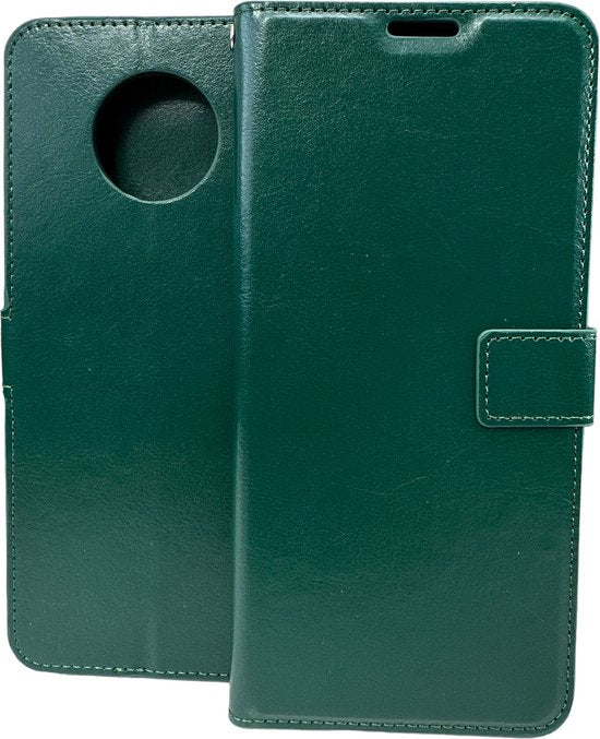 Nokia G50 Hoesjes – Portemonnee Book Case – Pasjeshouder – Magneetsluiting – Groen-Ilumina Benelux
