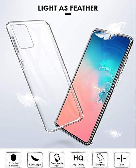 Flexibele achterkant Silicone hoesje Transparant Geschikt voor: Samsung Galaxy S10E