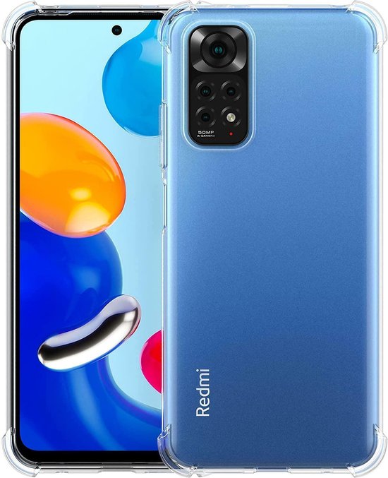 Xiaomi Redmi Note 11 4G/11S Hoesjes – Soft TPU Siliconen Backcover – Schokbestendig – Transparant-Ilumina Benelux
