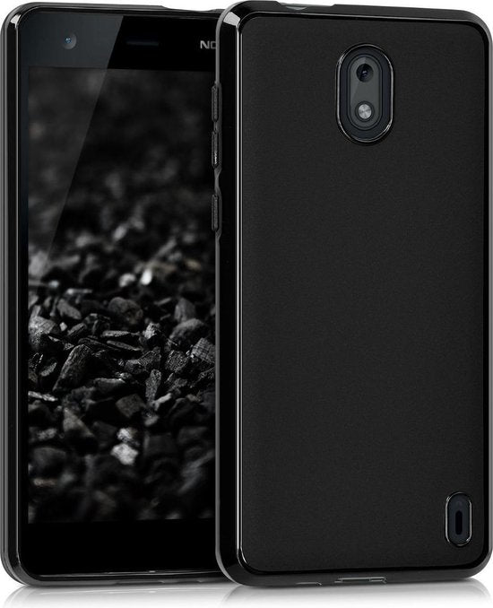 Nokia 2 Hoesjes – Siliconen Backcover – Soft TPU – Schokbestendig – Zwart-Ilumina Benelux