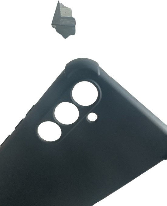 Samsung Galaxy A05s Hoesjes – Siliconen Backcover – Flexibel – Schokbestendig – Zwart-Ilumina Benelux