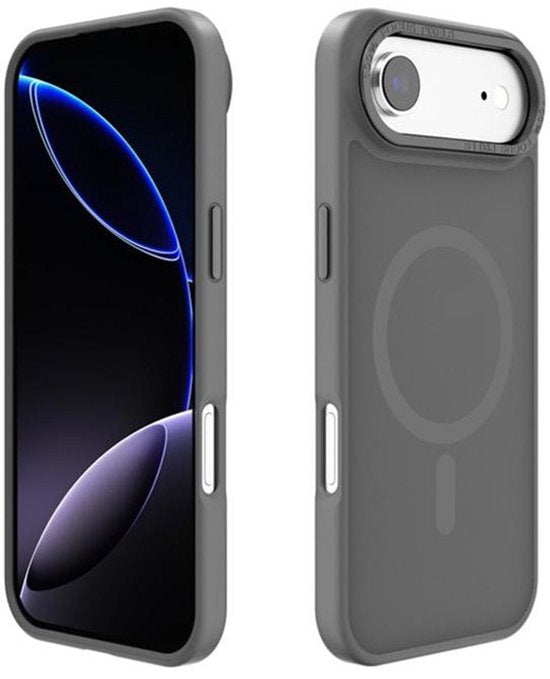 iPhone 17 Air Hoesjes – Matte Backcover – MagSafe Compatibel – Schokbestendig – Grijs-Ilumina Benelux