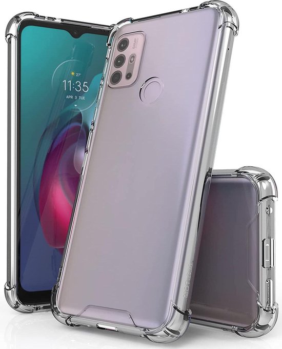 Motorola Moto G30/G20/G10 Hoesjes – Soft TPU Siliconen Backcover – Schokbestendig – Zwart