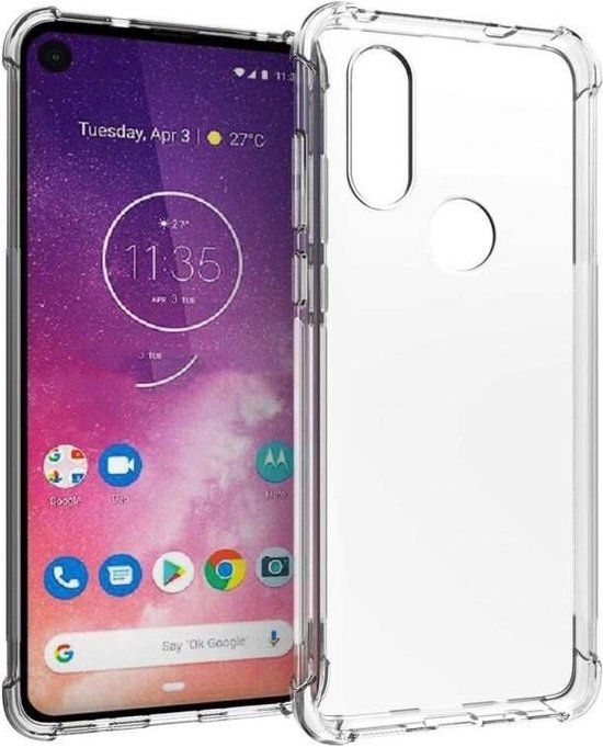 Shockproof Soft TPU hoesje Silicone Case Geschikt voor: Motorola Moto E6S & Moto E6i