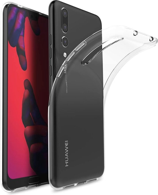 Huawei P20 Hoesjes – Siliconen Backcover – Transparant – Flexibel – Schokbestendig-Ilumina Benelux