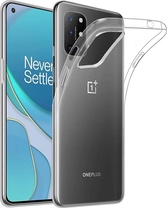 OnePlus 8T Hoesjes – Siliconen Backcover – Schokbestendig – Transparant-Ilumina Benelux