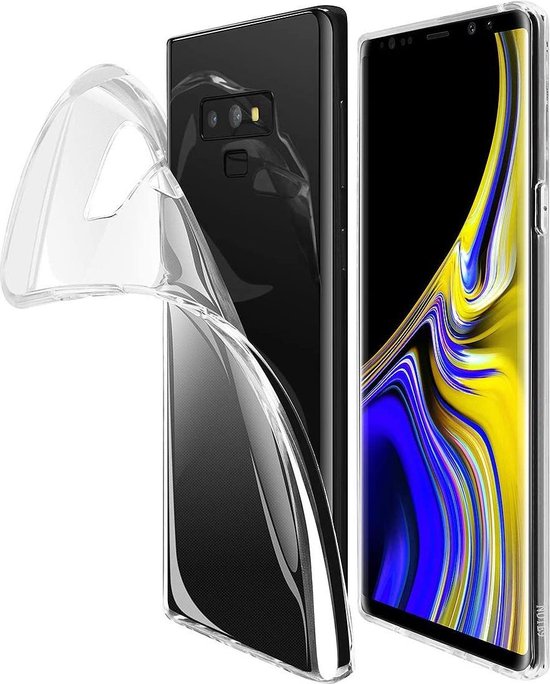 Flexibele achterkant Silicone hoesje Transparant Geschikt voor: Samsung Galaxy Note 9